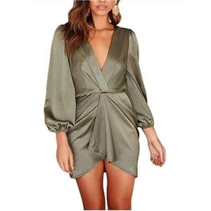 NEW Satin Cocktail Dress